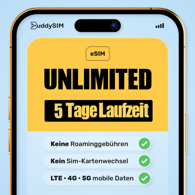 5 Days eSIM Switzerland Unlimited