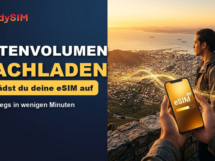 Datenvolumen nachladen: So lädst du deine eSIM auf