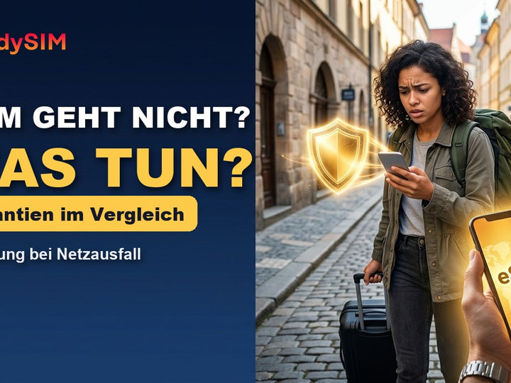eSIM funktioniert nicht? Garantie & Erstattung im Vergleich