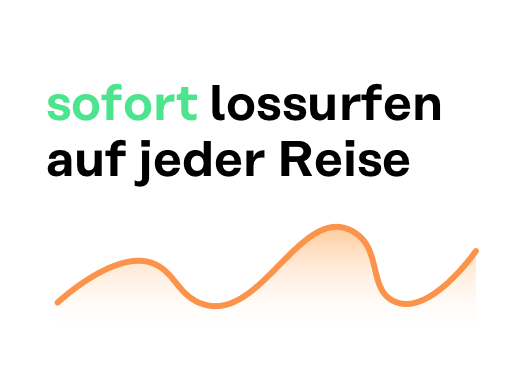 Sofort lossurfen auf jeder Reise mit der BuddySIM Reise-eSIM