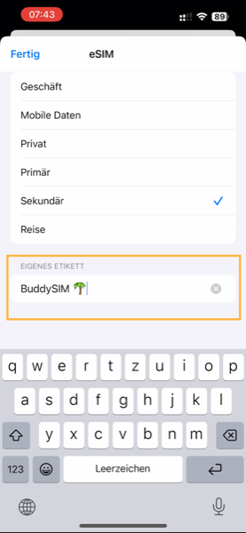 eSIM aktivieren auf iPhone 13 – Schritt-für-Schritt Anleitung – BuddySIM