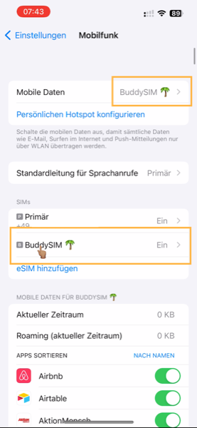 eSIM aktivieren auf iPhone 13 – Schritt-für-Schritt Anleitung – BuddySIM